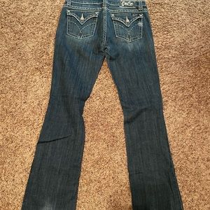 MISS ME JEANS SIZE 32, LENGTH IS A 32 or 34